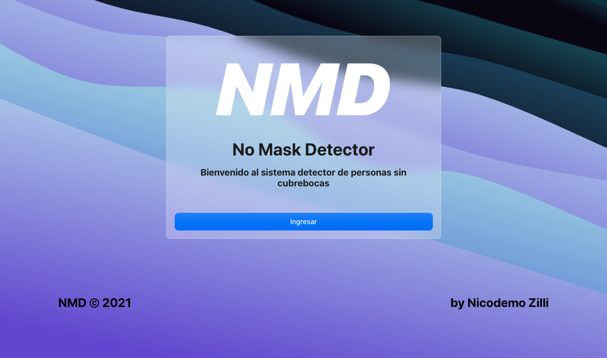 NMD - No Mask Dtector